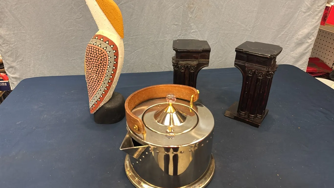 Book ends, tra pot, decor bird