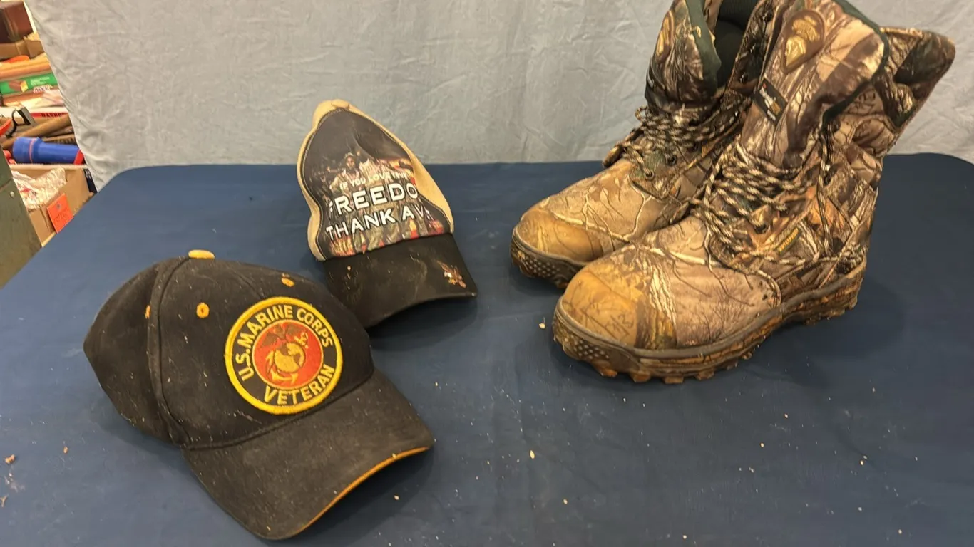 Boots, caps