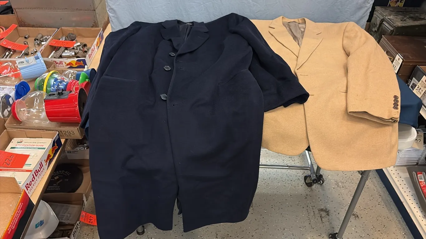Suit Jacket & Cashmere Trench Coat