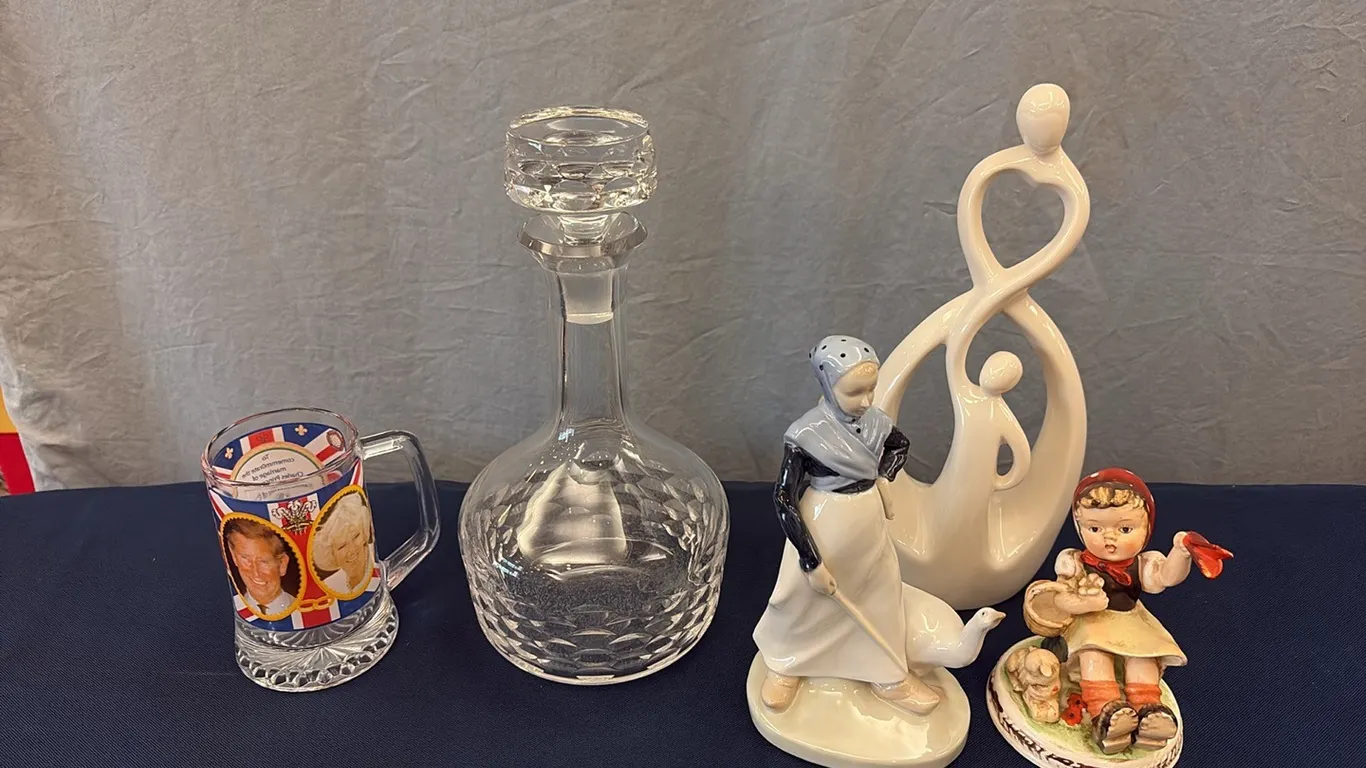 Decanter & Figurines