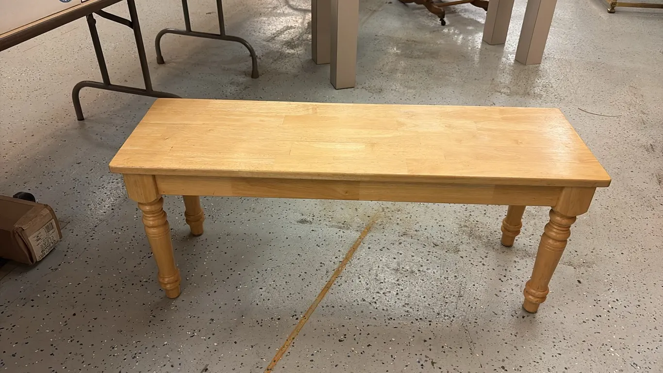 Wood Bench
