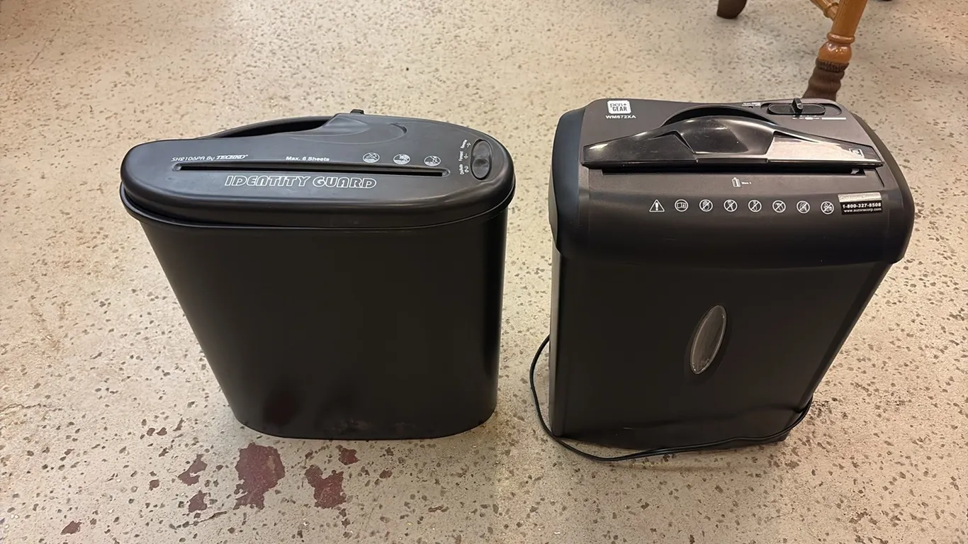 2- Paper Shredders