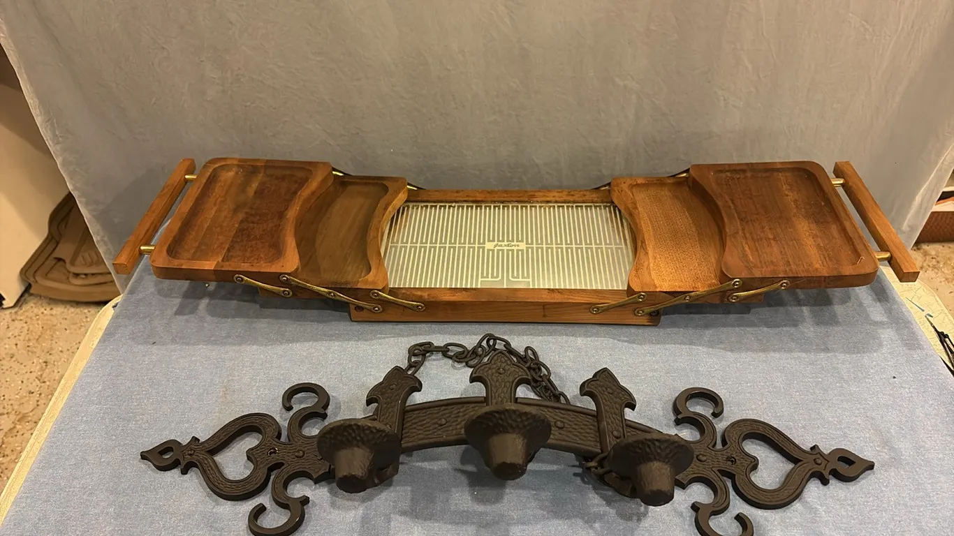 Folding Tray & Candle Holder