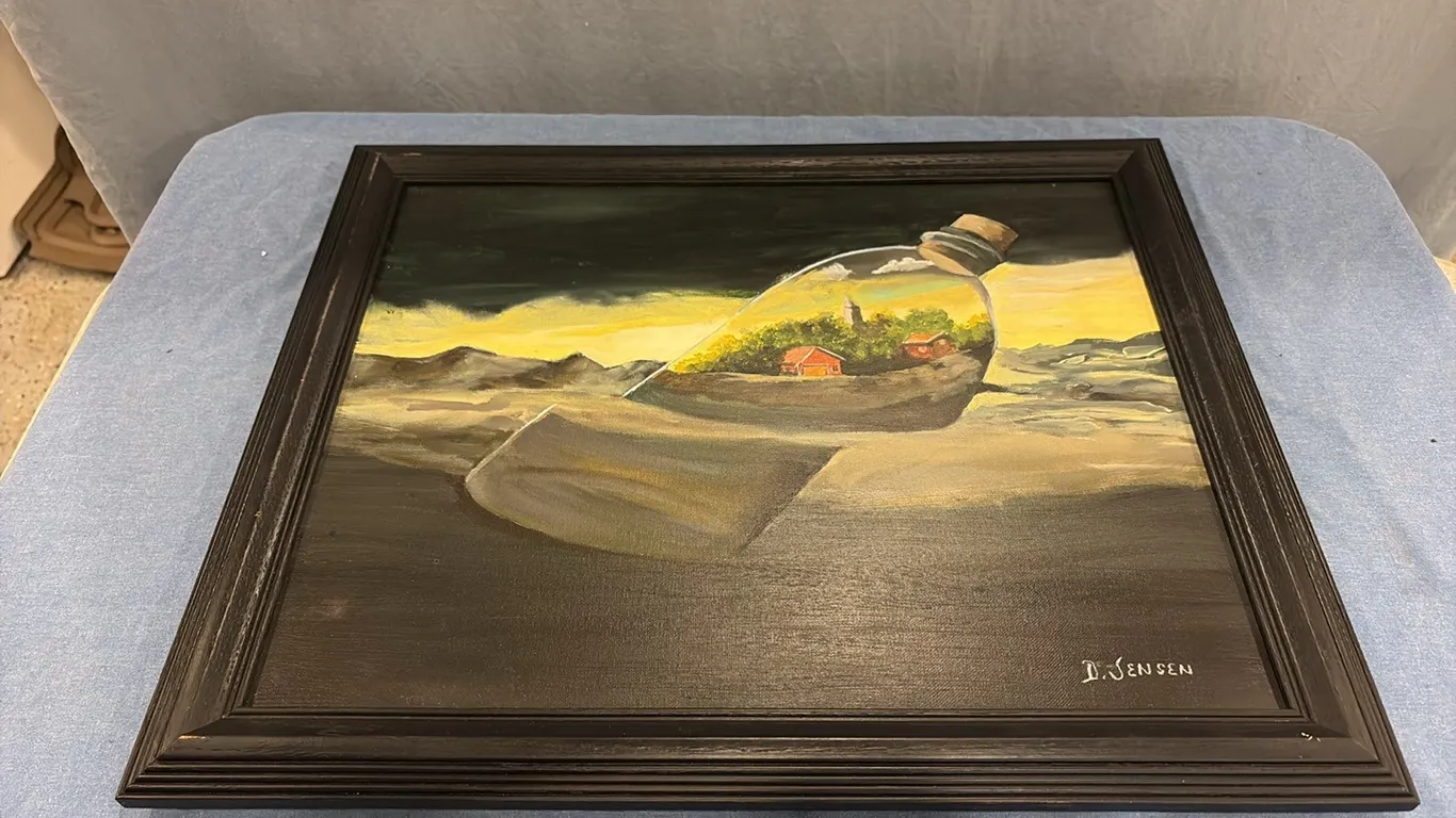 D. Jensen Bottle Painting
