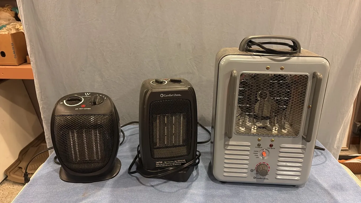 3- Space Heaters