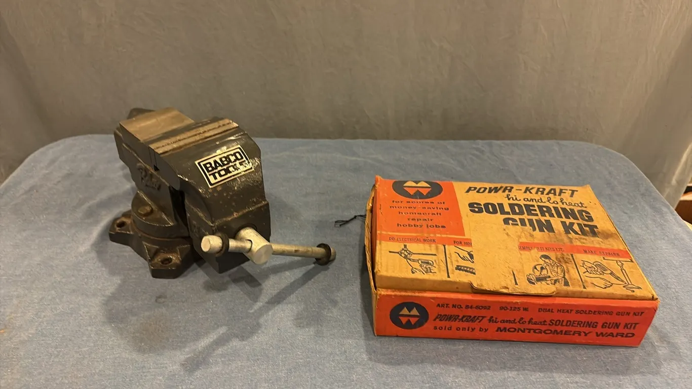Babco 3 1/2” Vise & Soldering Gun Kit