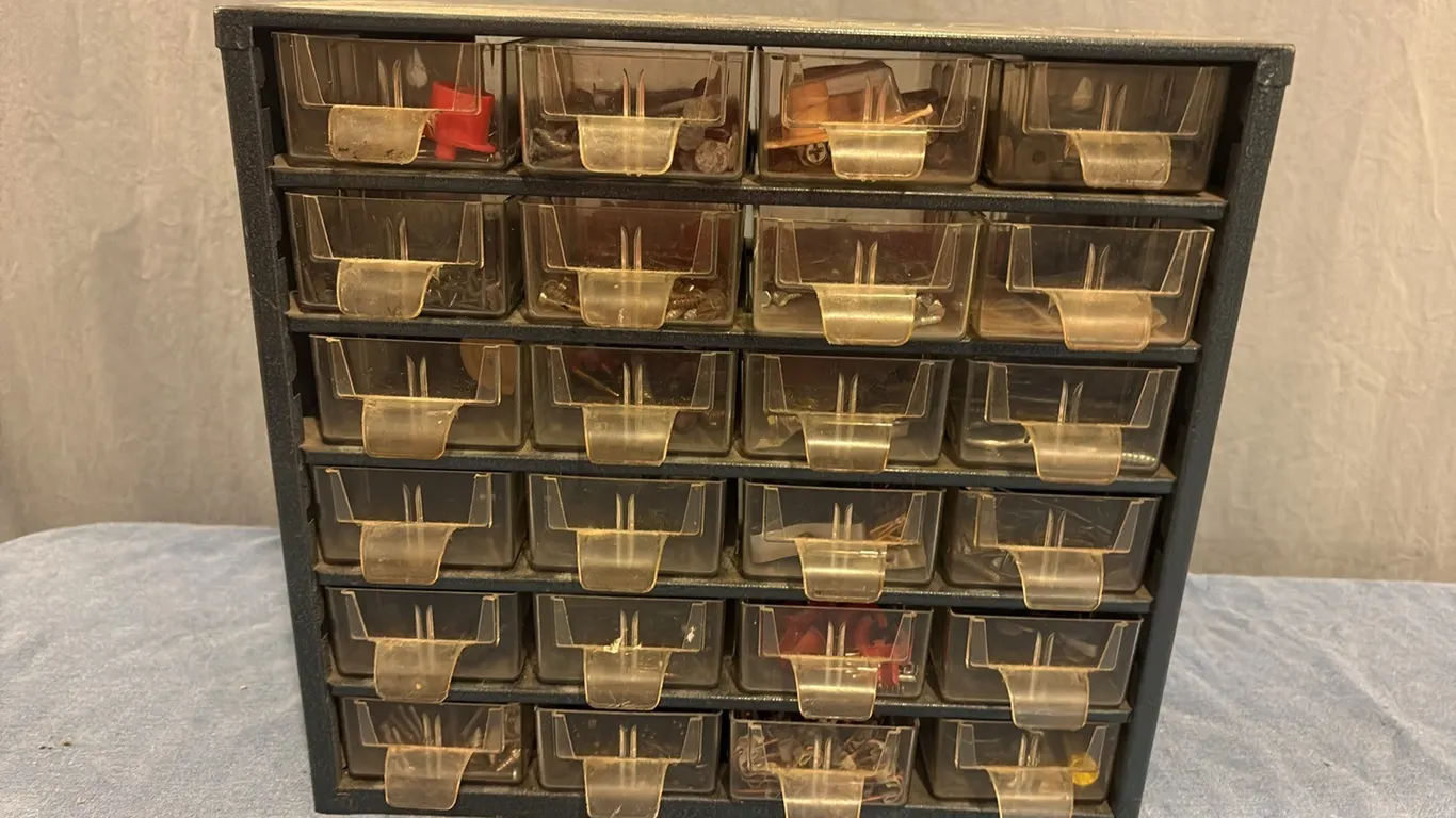 Bench Organizer w/ Misc Hardware