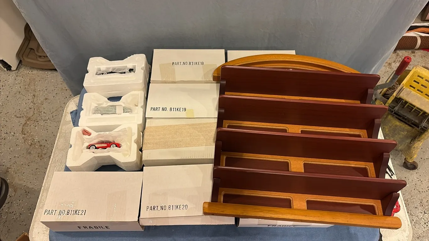 Franklin Mint Classic Fifties Set w/ Shelf