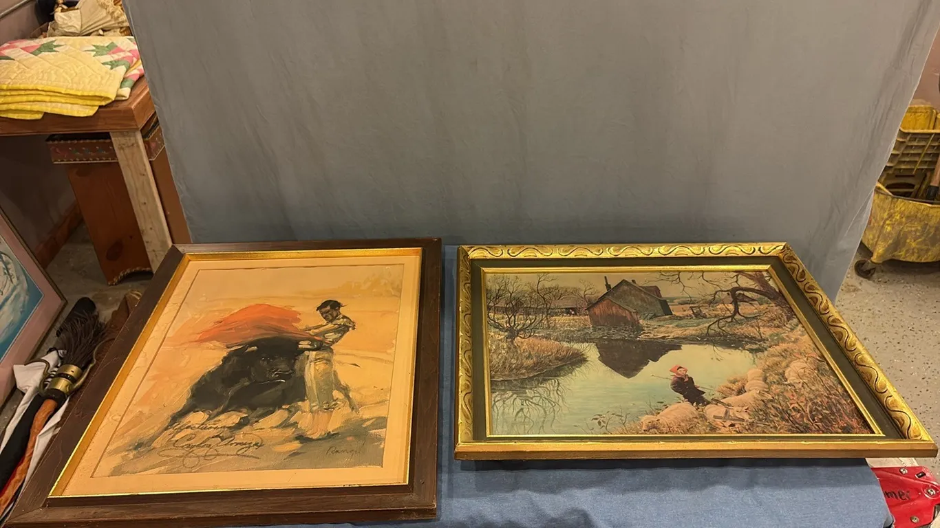 2- Vintage Pictures & Print