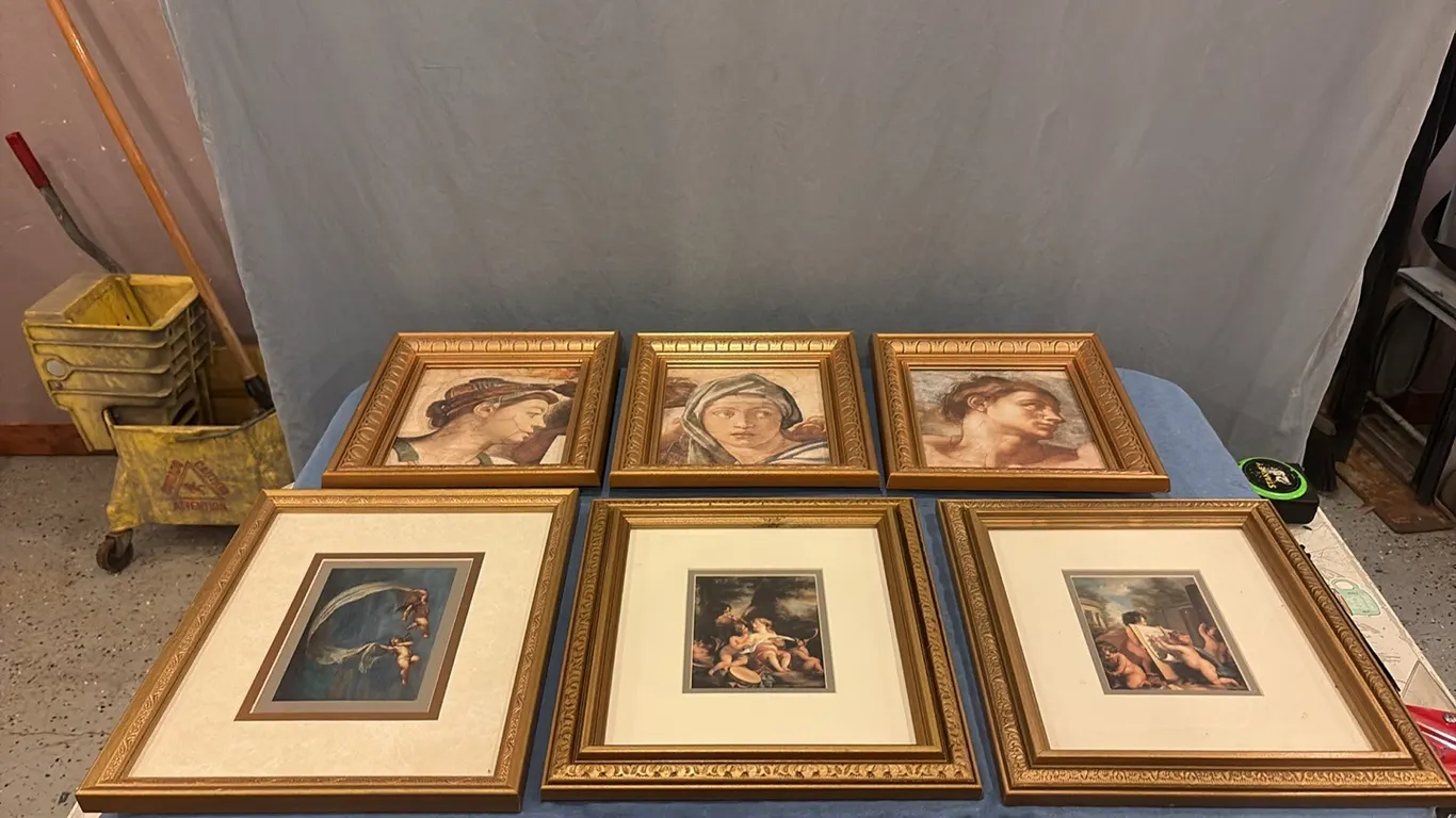 6- Small Framed Pictures