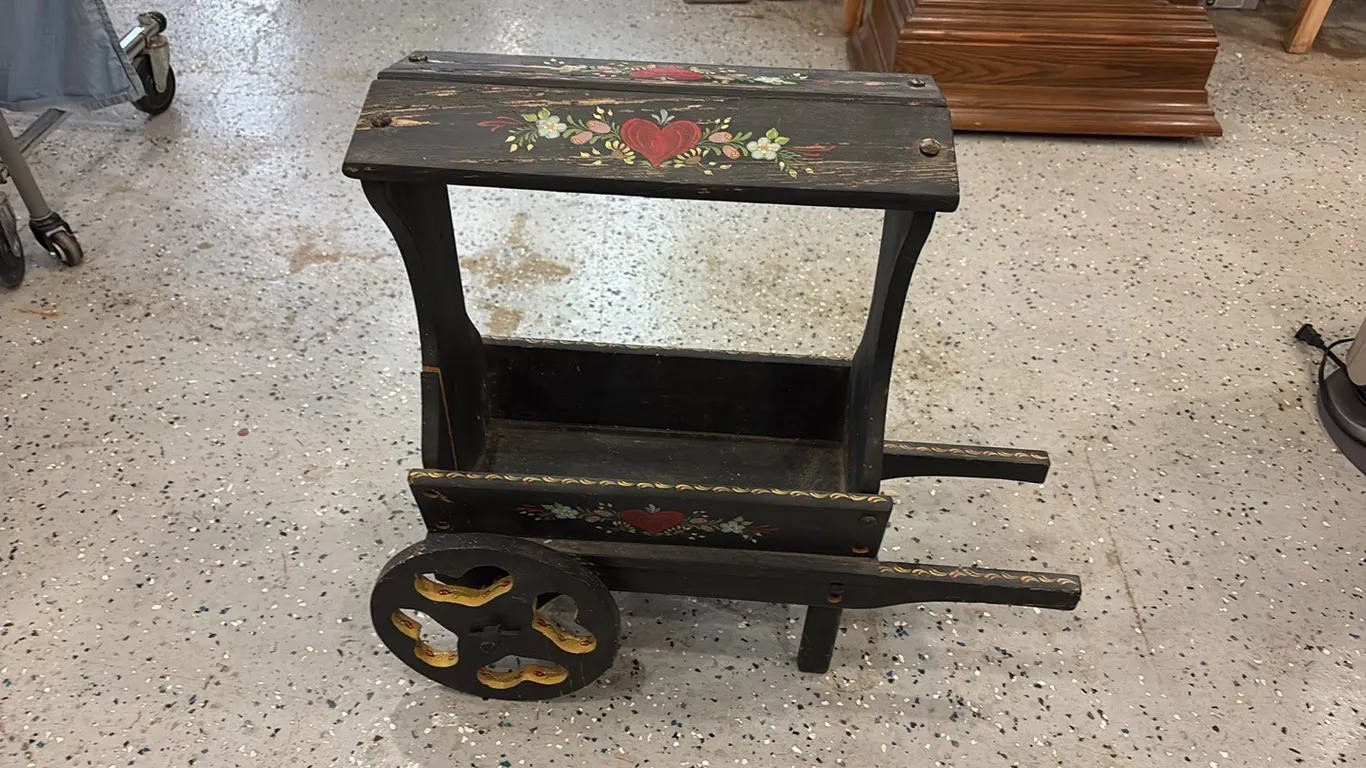 Small Decorative Flower Cart