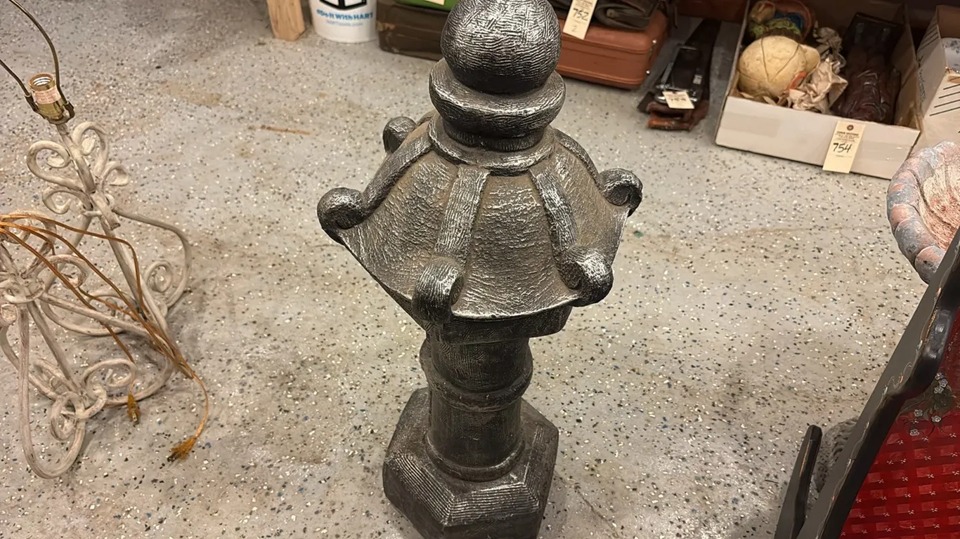 Concrete Lantern Statue