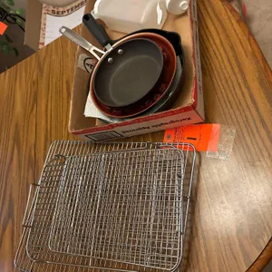 Fry Pans, Cooling Racks, ect