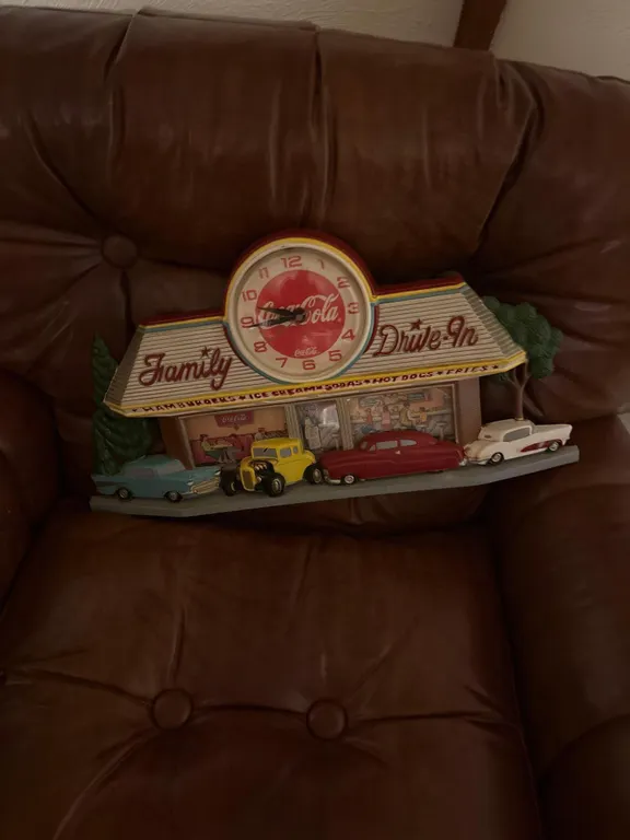 Family Drive In Clock
