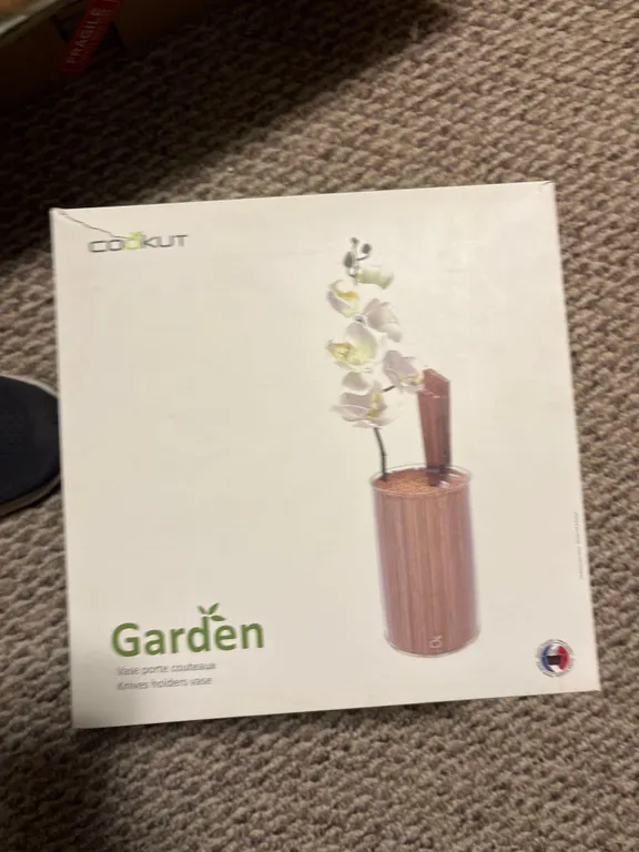 Bamboo Knife Holder/Flowe