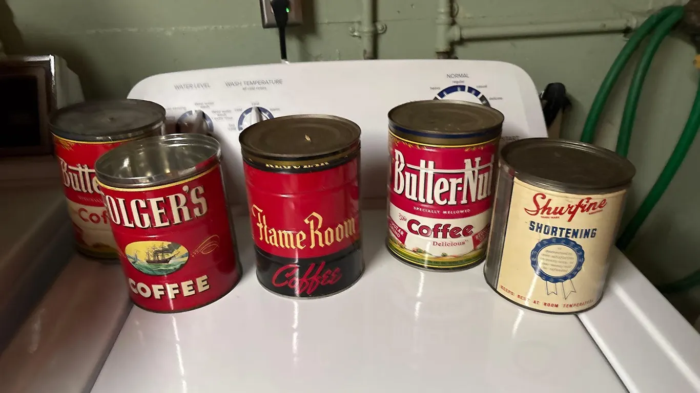 Antique Tin Cans