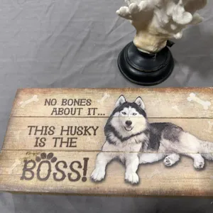 Wood sign, sculpture
