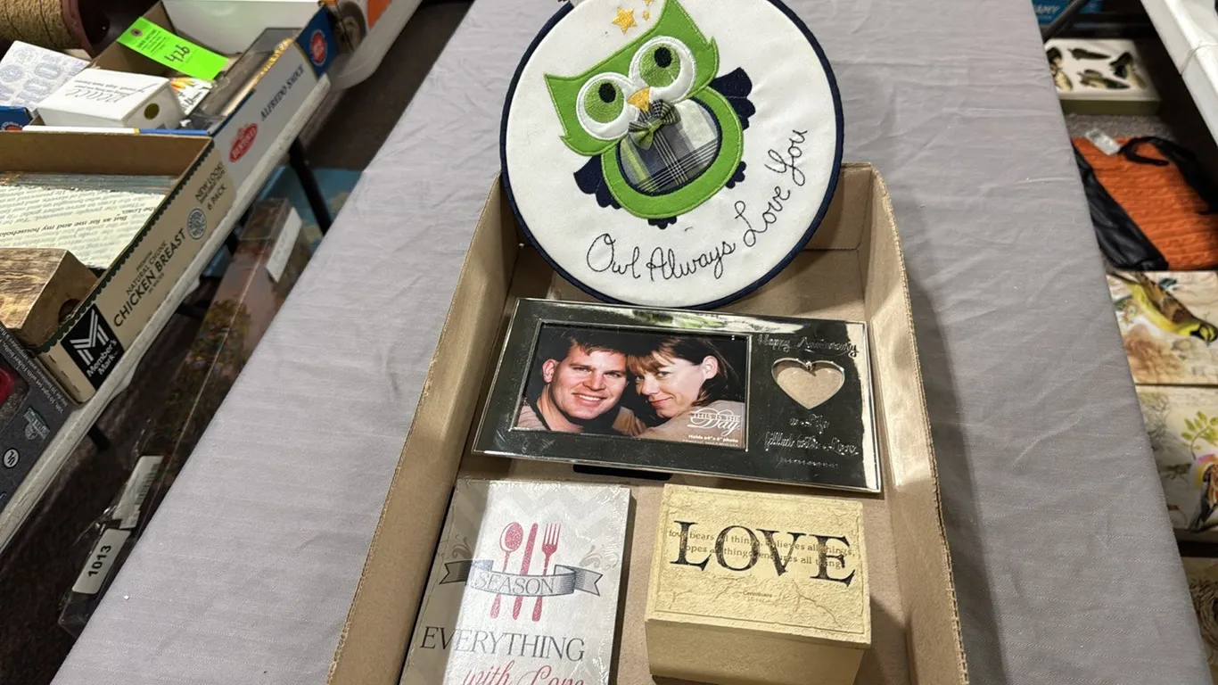 Picture frames, signs