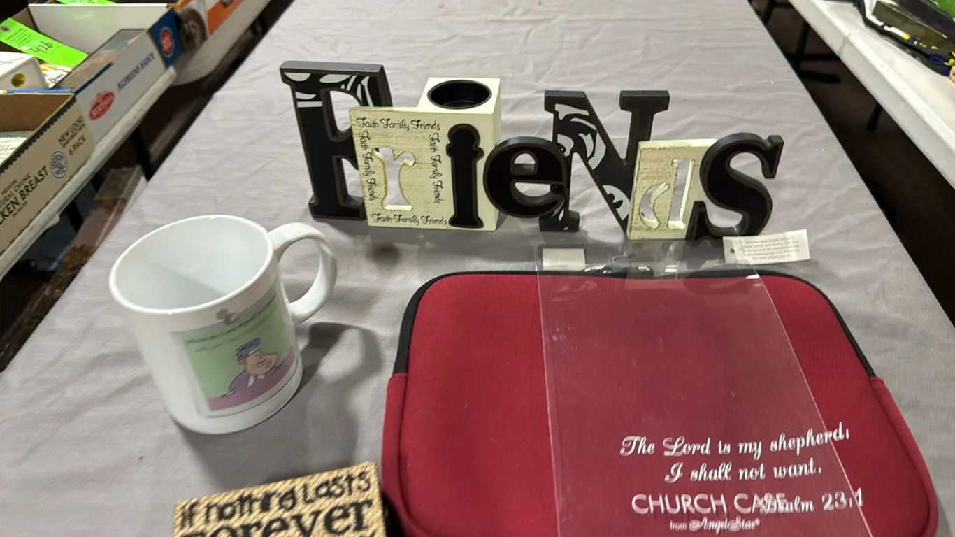 Cup, signs, Bible case