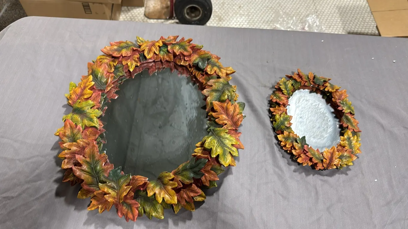 Fall leaves mirrors