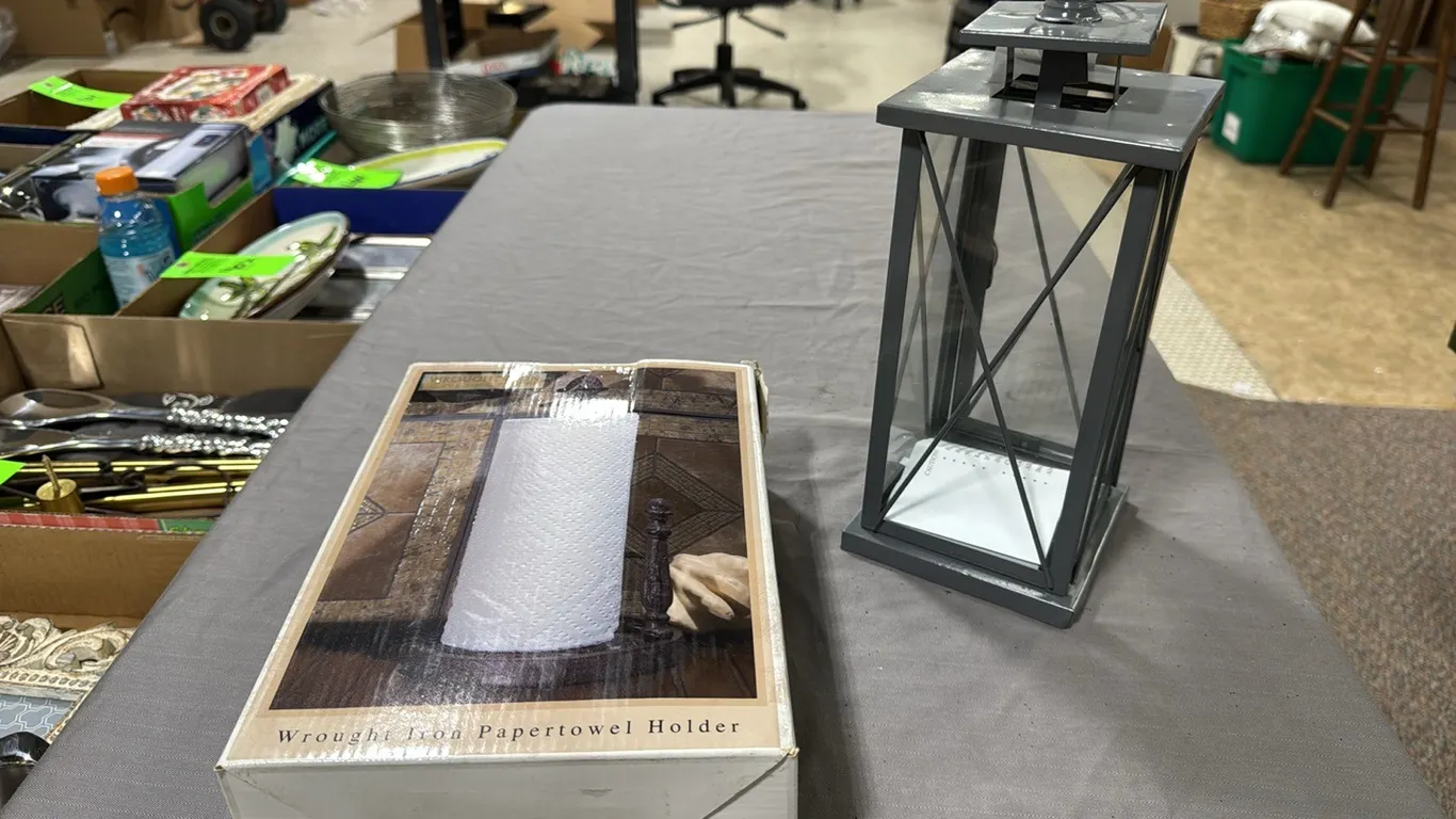 Lantern, paper towel holder
