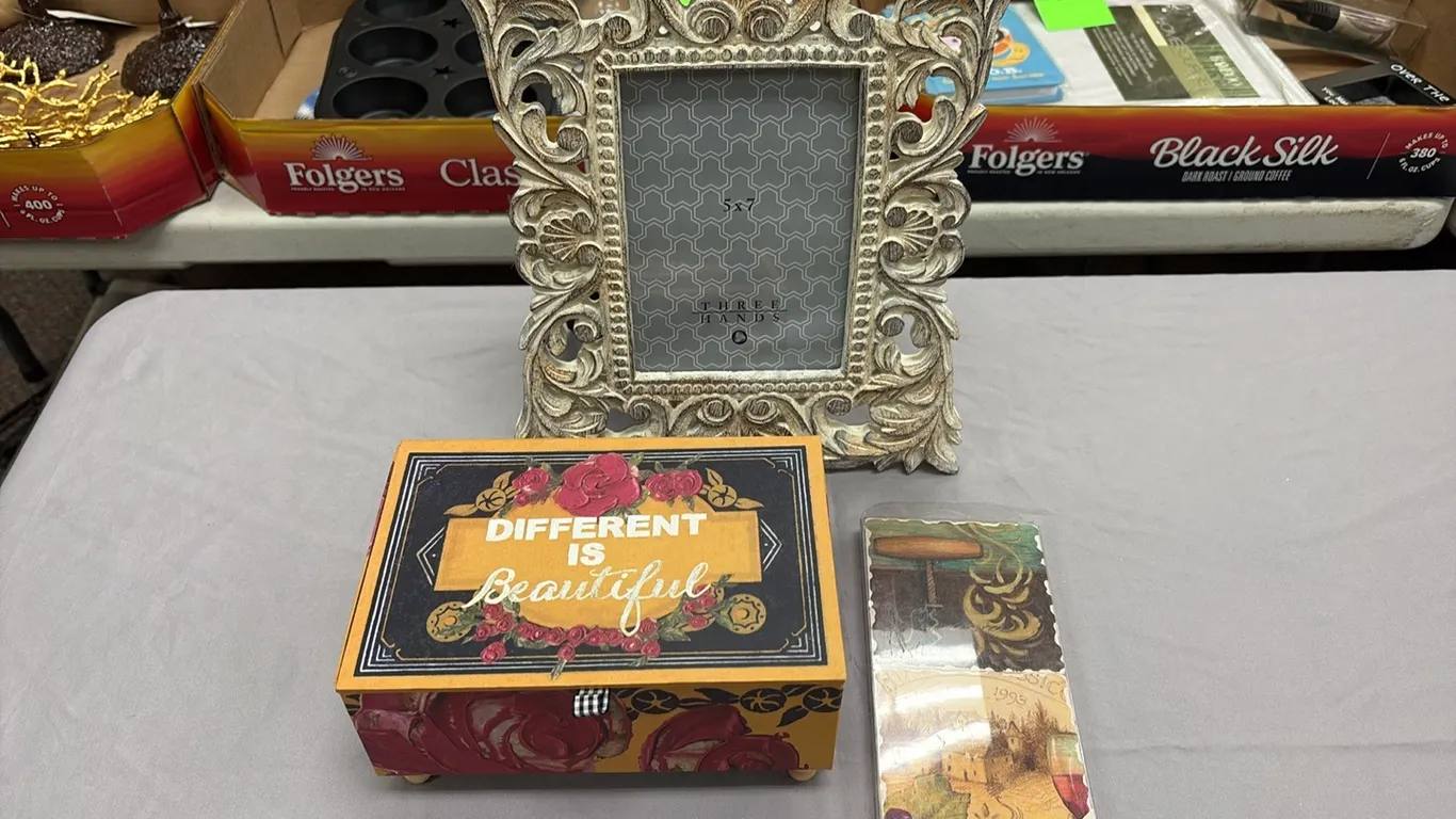 Coasters, Picture Frame & Box