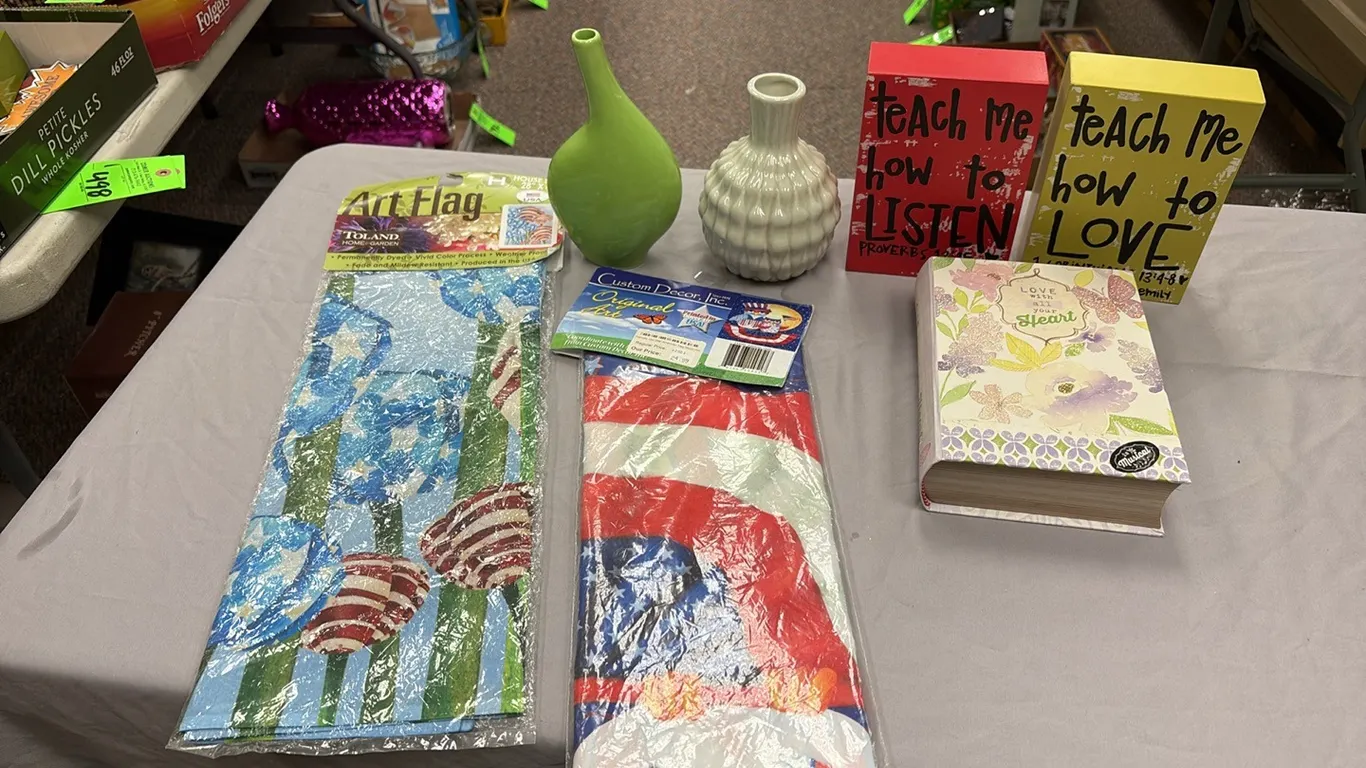 Flags, Signs & Vases