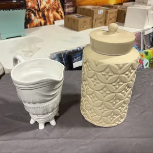 Ceramic Pitcher & Jar