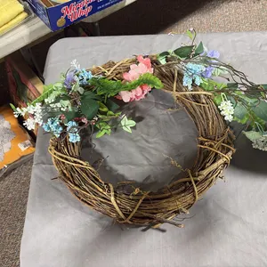 Wreath & Artificial Plant