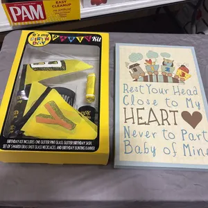 Birthday Party Kit & Baby Wall Decor