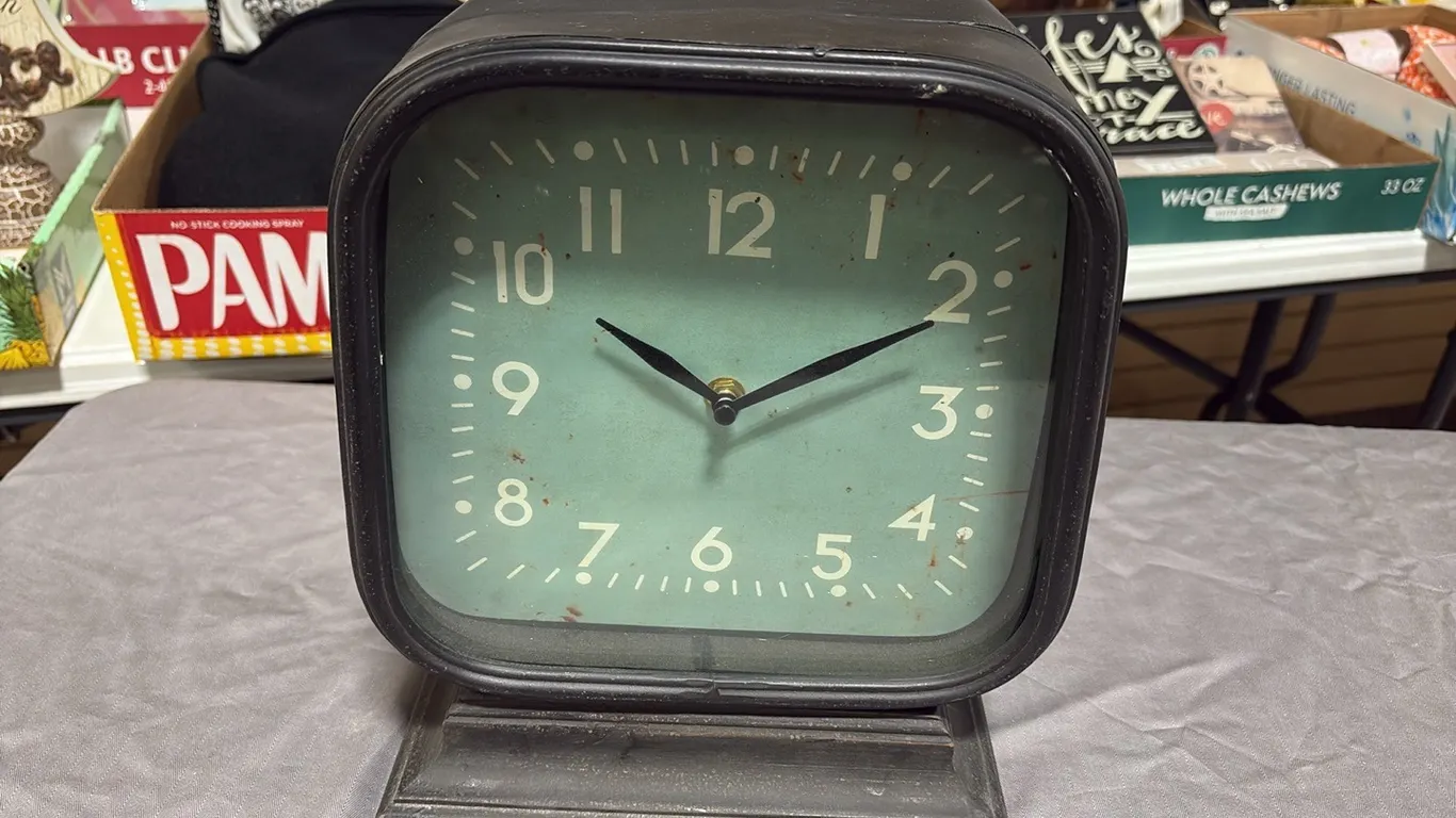 11” Metal Clock