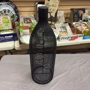 Wire Bottle Candle Holder