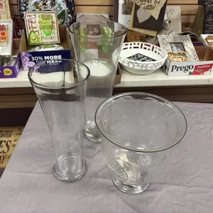 3- Glass Vases