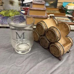 Barrel Wine Bottle Holder & Vase