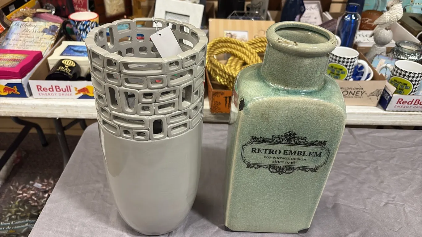 2- Ceramic Vases