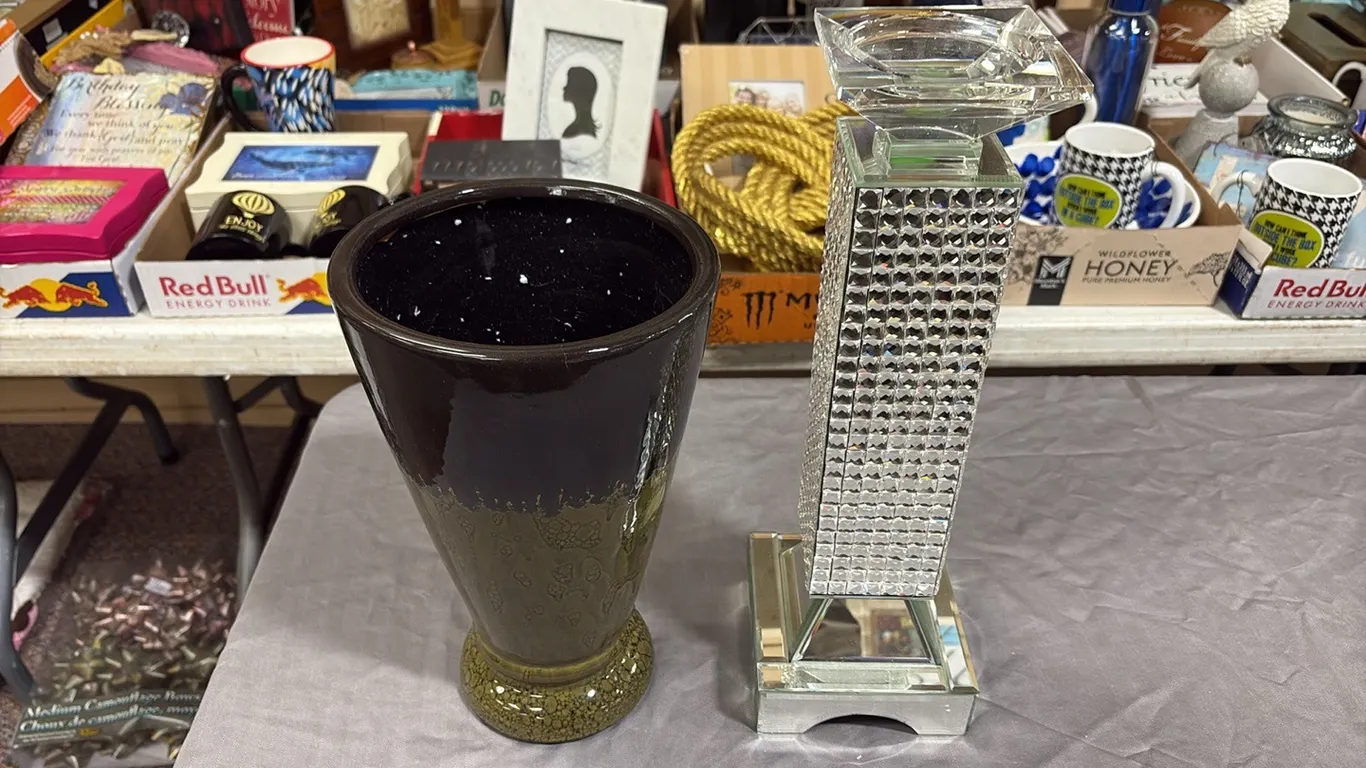 Candle Stand & Vase