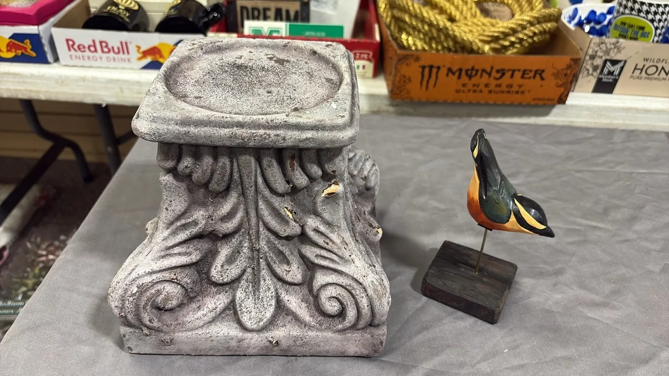 Bird Figurine & Stand