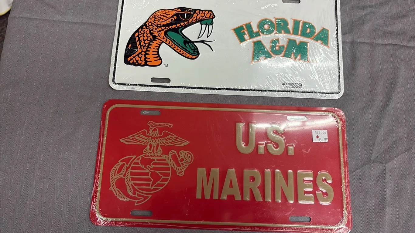 2- Collector License Plates