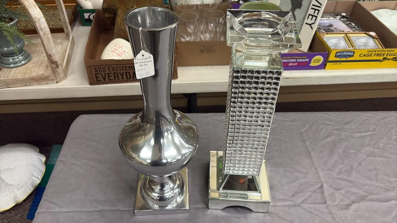 Candle Stand & Vase