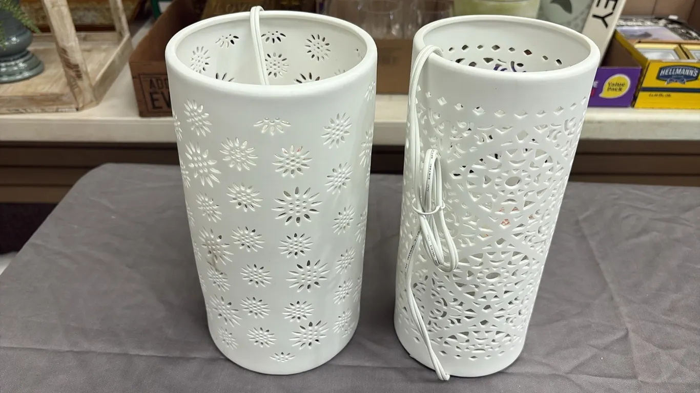 2- Ceramic Lanterns