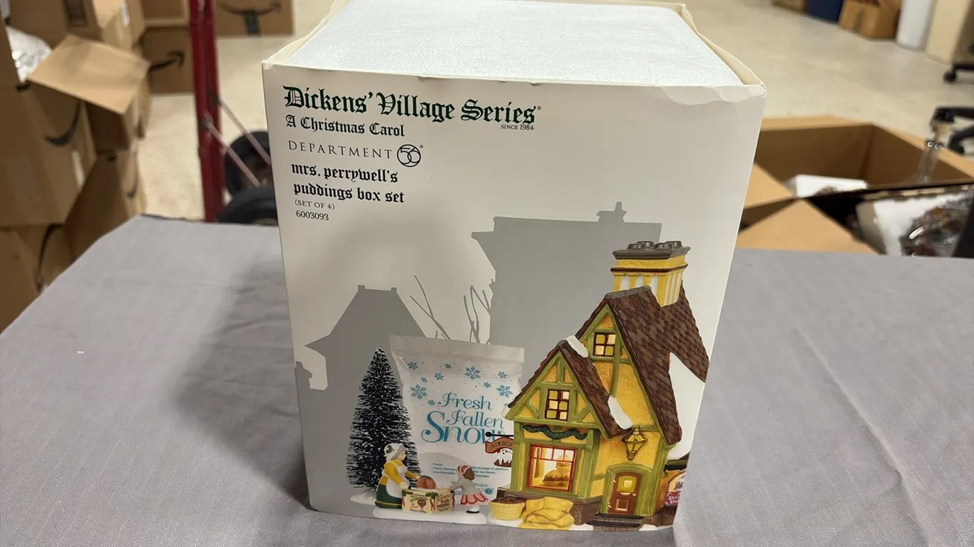 Dept 56 Mrs. Perrywell’s Puddings Box Set