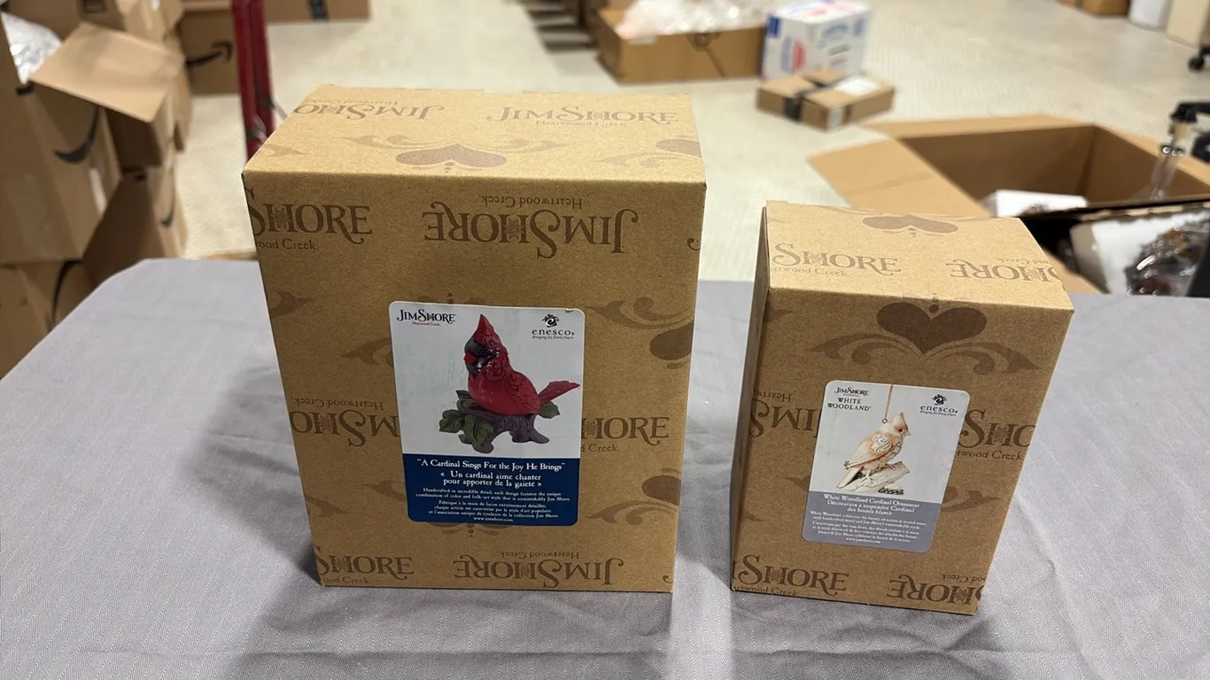2- Jim Shore Bird Figurines