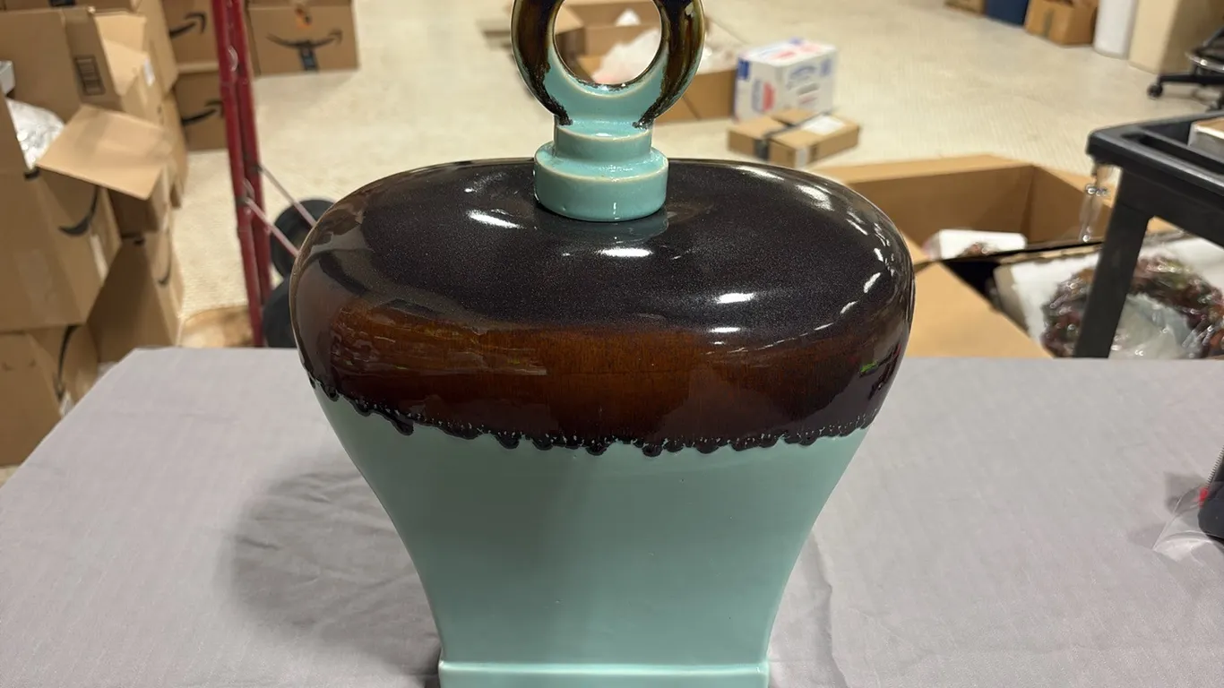 Lidded Ceramic Jar