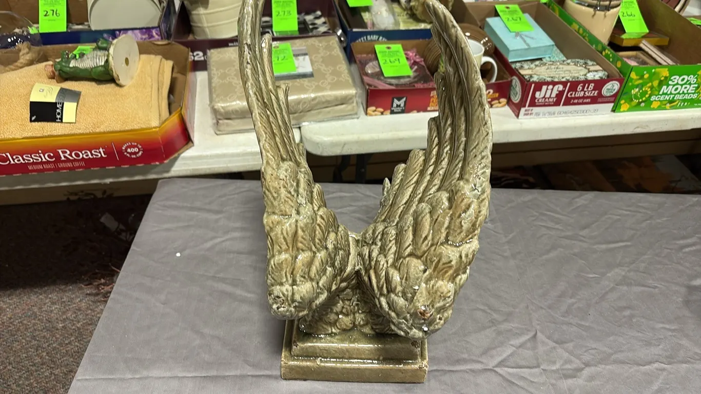 Wings Ceramic Statue