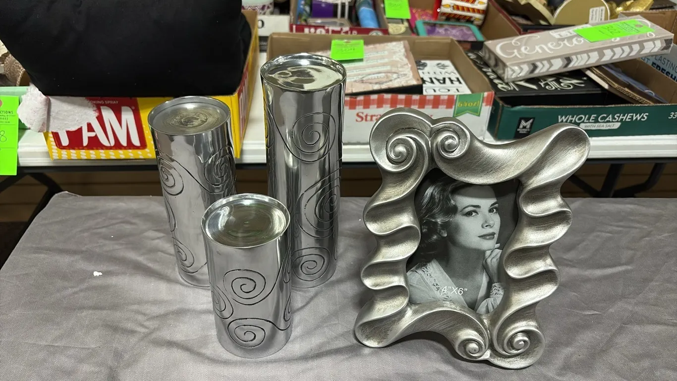 Candle Stands & Picture Frame