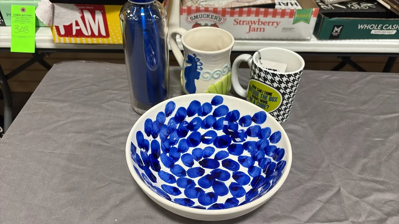 Bowl, Water Bottle & Mugs