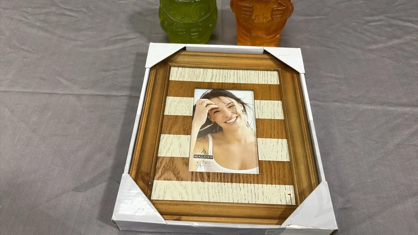 Picture Frame & Tiki Candle Holders