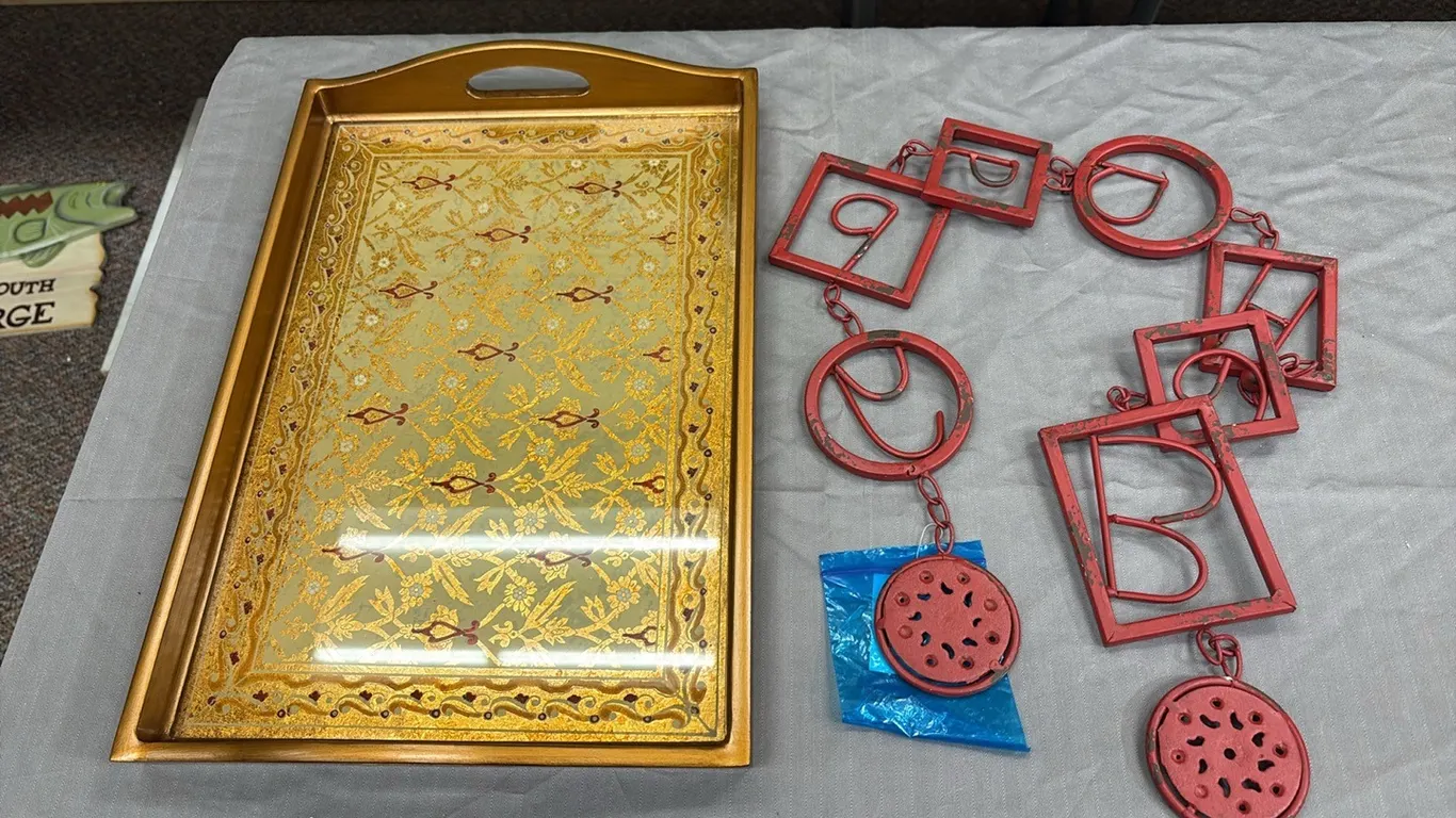 Platter & Metal Decor