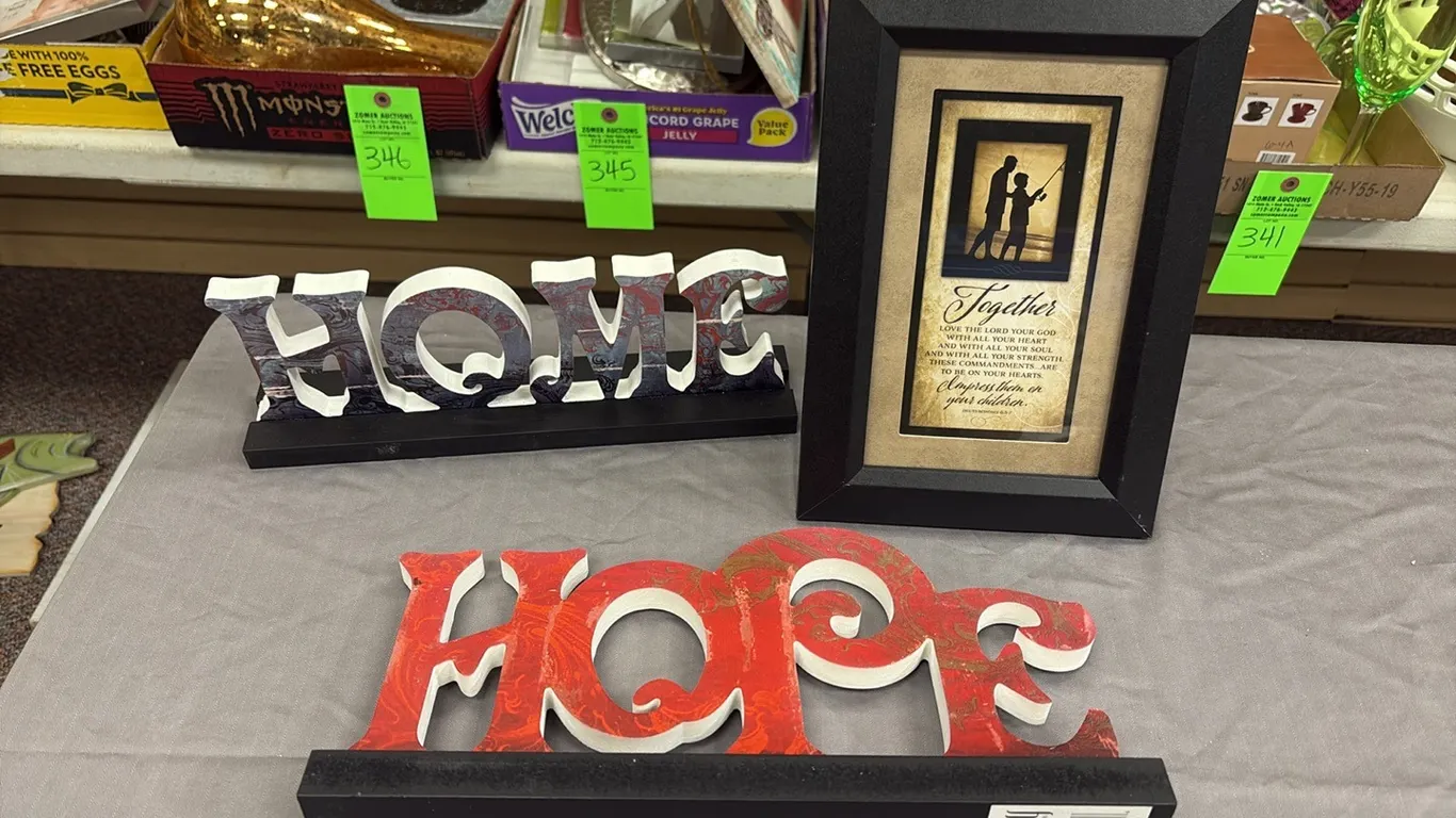 Picture Frame & Word Decor