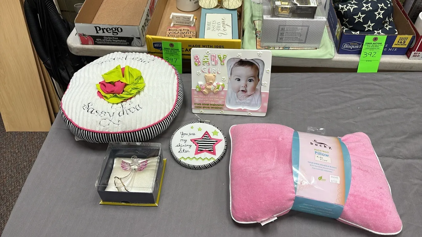Pillows, Picture Frame & Decor